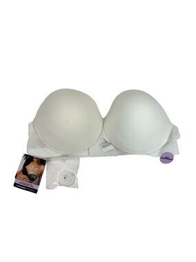 Maidenform Strapless Dreamwire® Bra 38B White Natural Lift Lightweight Comfy Fit